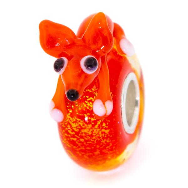 Lexie the Fox - Elfbeads Glas